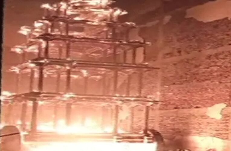 Wooden chariot of Andhra Pradesh’s Lakshmi Narasimha temple gutted in fire