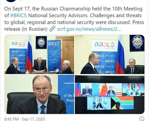 NSA Ajit Doval attends BRICS meet, threats to global security discussed