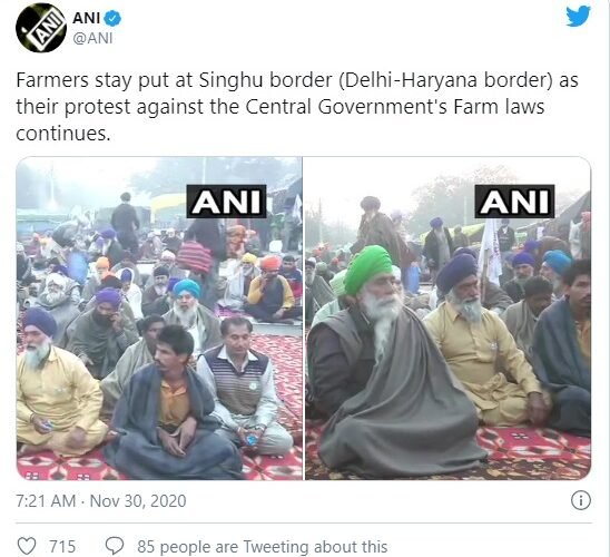 Uttarakhand farmers join protest, break barricades at Ghazipur; Tikri, Singhu borders closed