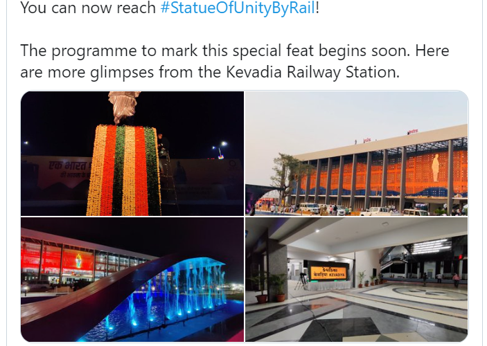 PM Modi flags off 8 trains to Kevadia