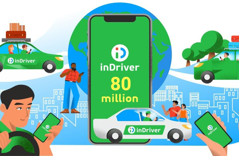 inDriver, a global ride-hailing service, has crossed the 80 million app’s installations milestone.